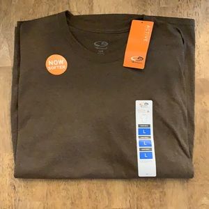 CHAMPION Men’s L Brown crew neck tshirt with tags
